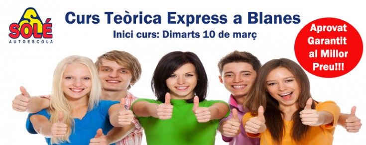 Nou curs de Teòrica Express a Blanes